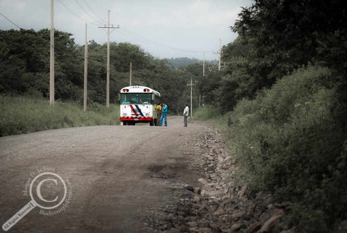 Broken bus Costa Rica