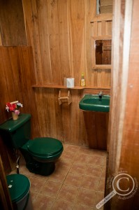 Washroom at El Copal Reserve