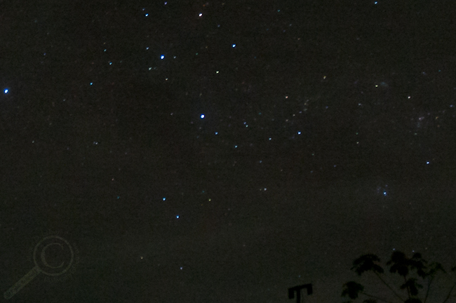 Southern Cross & Musca - Ecuador stars constellation