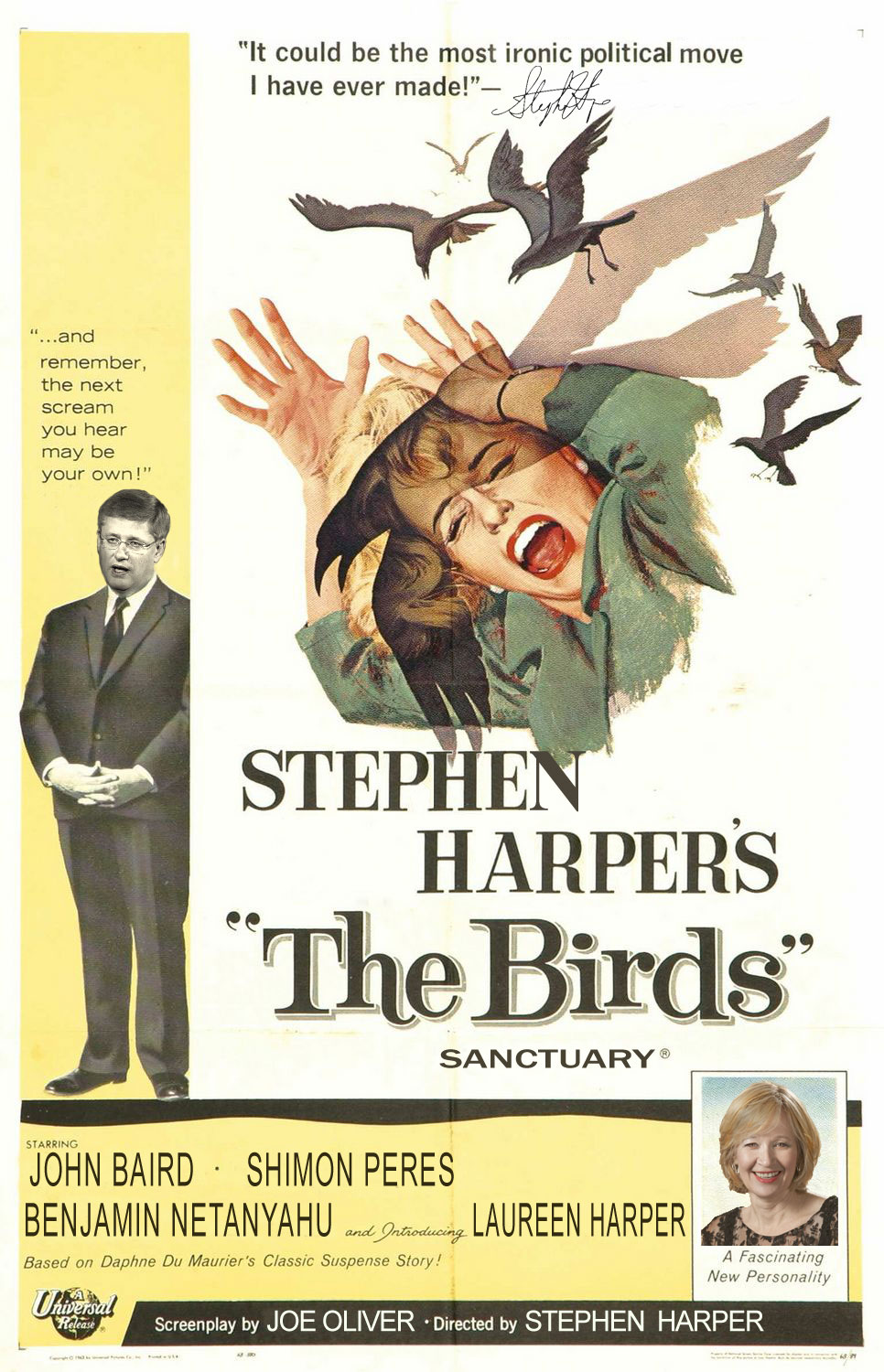 Stephen Harper's The Birds Sanctuary Poster